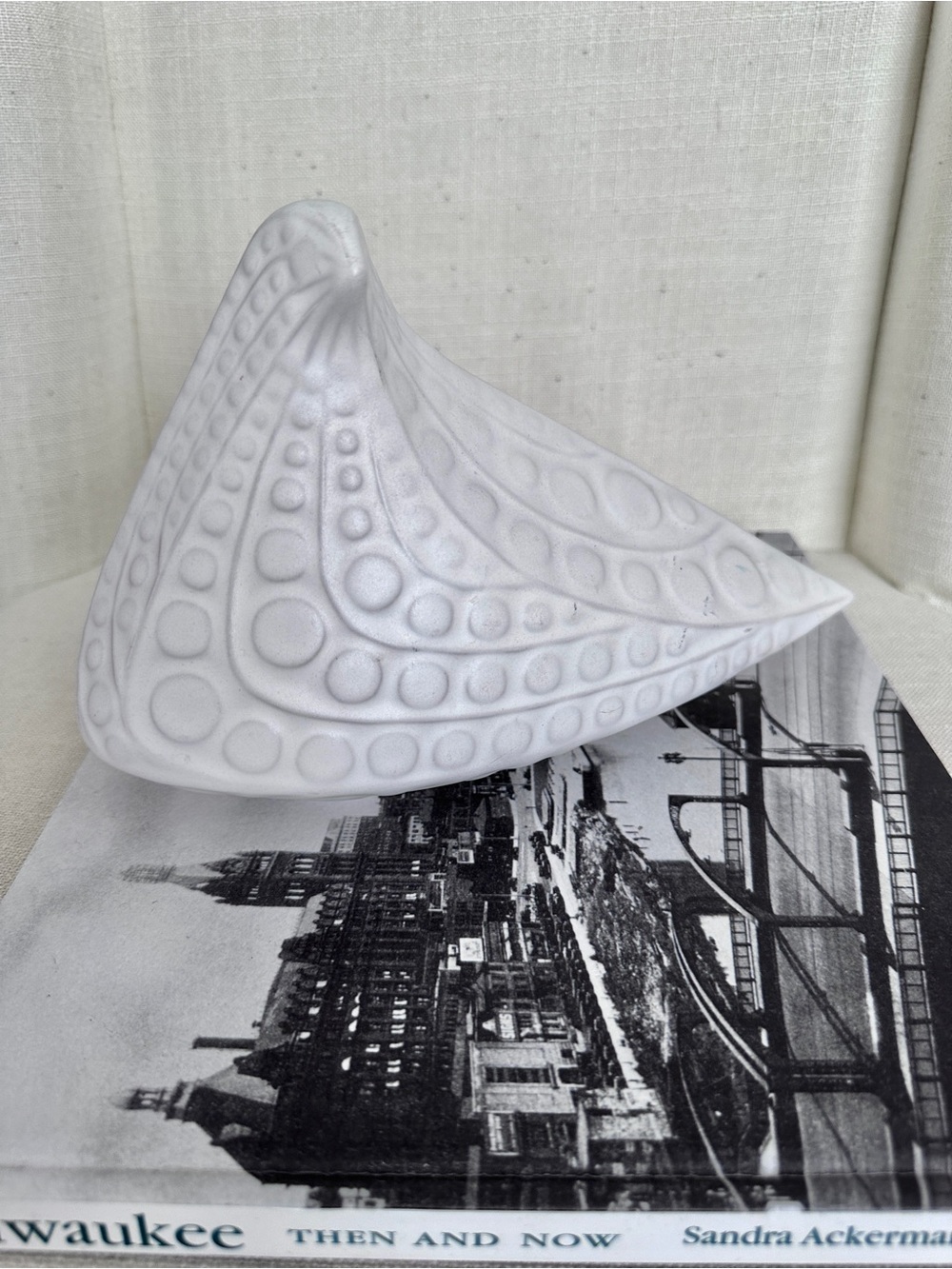 Jonathan Adler Menagerie Medium Teardrop Bird Figurine White Ceramic Matte